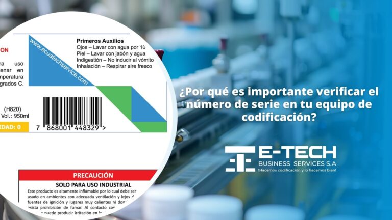 ¿Por qué es importante verificar el número de serie en tu equipo de codificación?