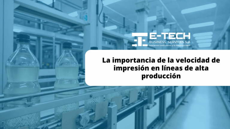 La importancia de la velocidad de impresión en líneas de alta producción