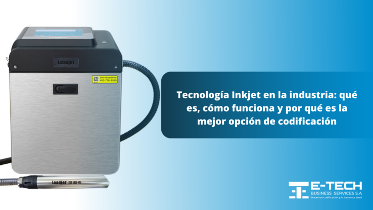 Tecnología Inkjet en la industria: qué es, cómo funciona y por qué es la mejor opción de codificación