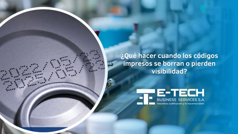 ¿Qué hacer cuando los códigos impresos se borran o pierden visibilidad?