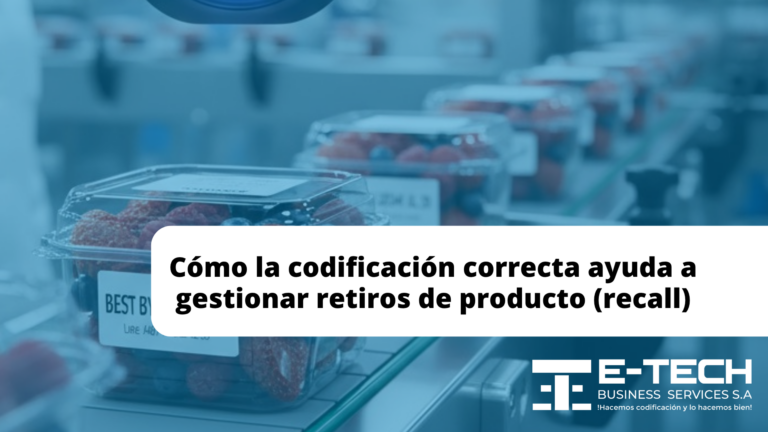 Cómo la codificación correcta ayuda a gestionar retiros de producto (recall)